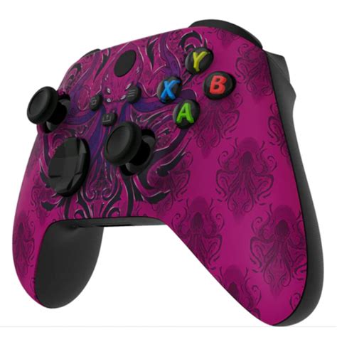 Xbox Series Sx Controller Front Faceplate Art Series Soft Touch Dark Octo