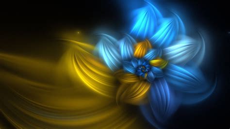 Обои синие цветы — 2 Kartinkiru
