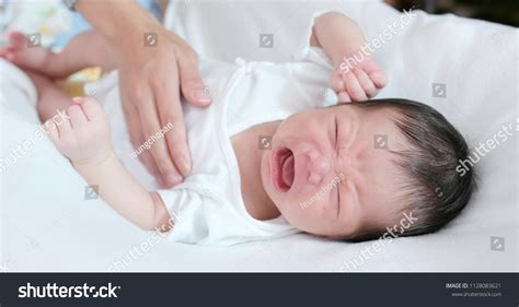 Baby New Born Baby Crying Mother Stock Photo Edit Now 1128083621