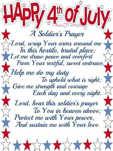 Happy 4th Of July A Soldiers Prayer Pictures Photos And Images For