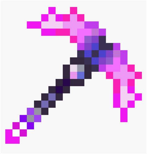 Minecraft Pickaxe Pixel Art