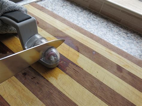 It can go months or years without sharpening. How to sharpen your Global knife using the Global ceramic ...