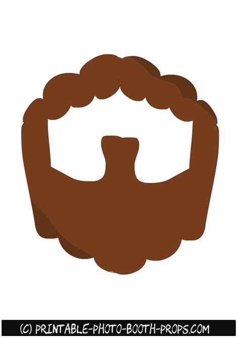 Free Printable Beards Photo Booth Props