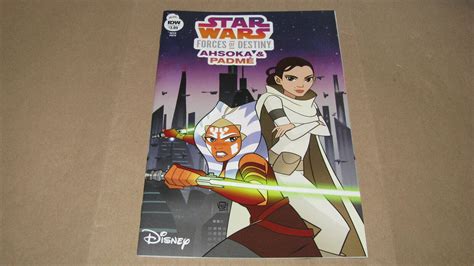 Star Wars Forces Of Destiny Ahsoka And Padme Comic Idw Cover A