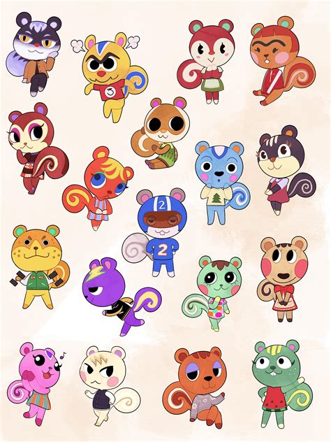 Back With The Squirrel Villagers Theyre All So Cute R