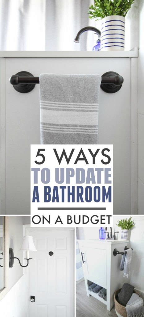 5 Ways To Upgrade A Bathroom On A Budget The Creek Line House