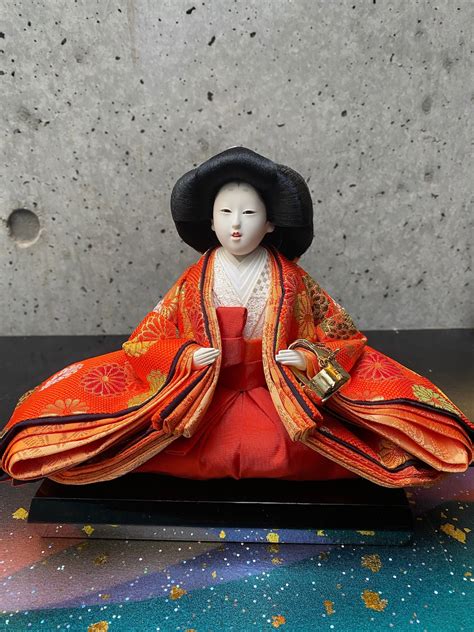 Traditional Japanese Doll Hina Matsuri Doll Hina Ningyo Handmade
