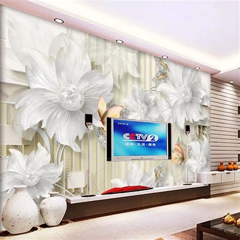 Beibehang Custom Wallpaper 3d Photo Mural Stereo Hd Court Jewelry