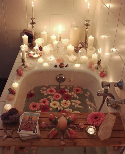the astralbox bath aesthetic ritual bath flower bath
