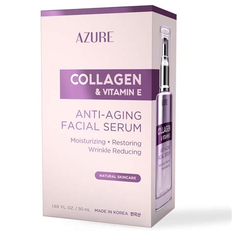 Collagen And Vitamin E Anti Aging Facial Serum Azure Skincare