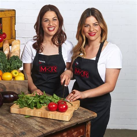 Contestants volunteer to cook for chefs and other contestants to win a money prize. My Kitchen Rules 2014 Interview: Helena And Vikki ...