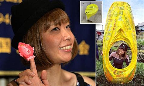 Japanese Artist Who Made Kayak Shaped Like Her Vagina Convicted Of Obscenity Daily Mail Online