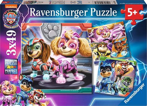 Kaufen Ravensburger Paw Patrol The Mighty Movie Puzzles 3x49 Teile