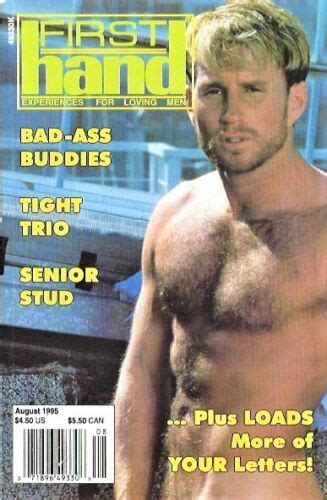 A First Hand Magazine Aug Vintage Gay Nude Male Photos Art