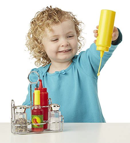 Melissa And Doug Lets Play House Condiment Set Pretend Play Sturdy