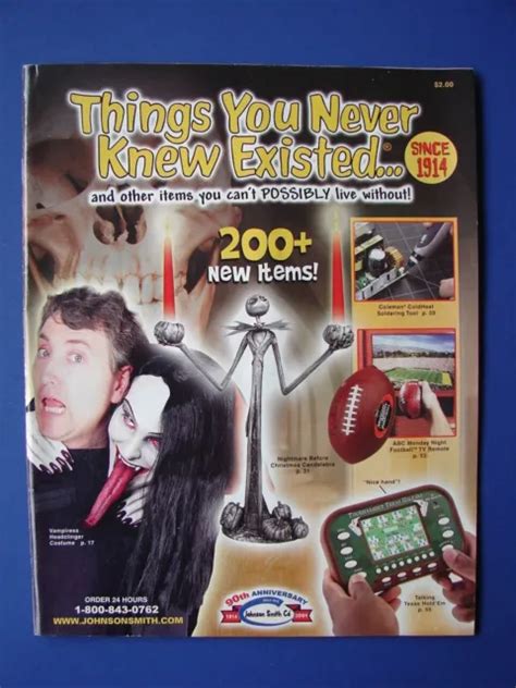 2004 Things You Never Knew Existed Johnson Smith Company Catalog