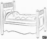 Kolorowanki Cubrecama Narzuta łóżko Urządzone Footboard Zagłówkiem Kolorowanka Colorirgratis Fonte sketch template