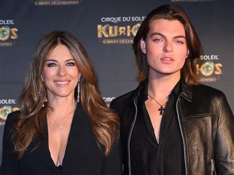 Elizabeth Hurley Wore The Chicest Black Suit Weve Ever Seen While