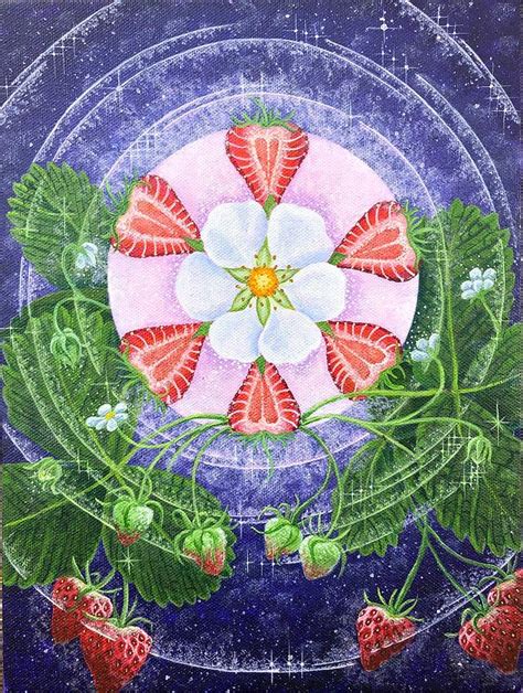 Strawberry Moon Painting By Kristen Holmberg