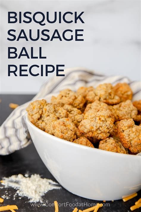 Bisquick Sausage Balls Recipe With Cheese 3 Ingredients Comfort