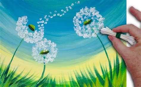How To Paint A Dandelion 10 Amazing And Easy Tutorials