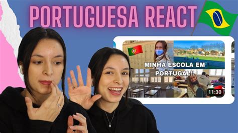 Escola Em Portugal Vs Escola Do Brasil Mostrei A Minha Escola Biancalopesa Youtube