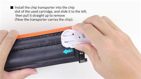 How To Replace The Hp 17a Cf217a Toner Cartridge Chip Transporter Chip