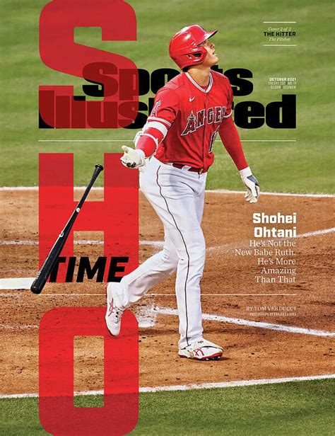 Sho Time Los Angeles Angels Shohei Ohtani Cover Art Print By Sports