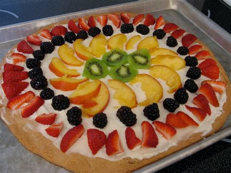 Cut firmer fruits into small pieces. Ashlee's Kitchen: Sugar Cookie Fruit Tart