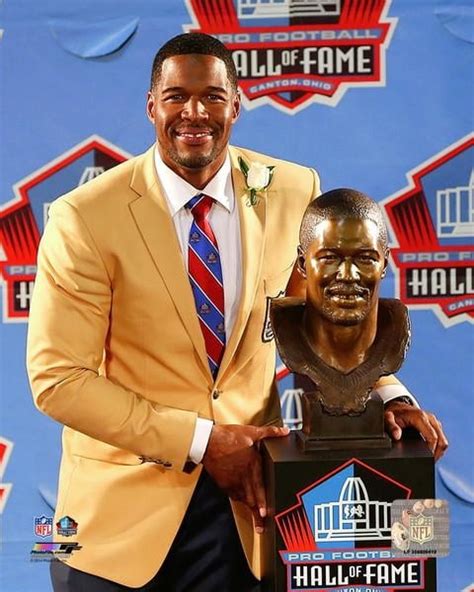 Michael Strahan 2014 Hall Of Fame Induction Ceremony Photo Print 11 X