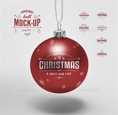christmas mockup psd templates web graphic design bashooka