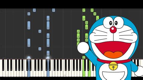 Doraemon Theme Song Doraemon No Uta Piano Tutorial Synthesia