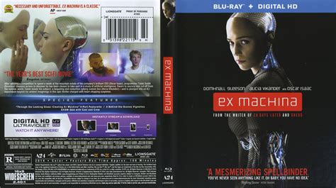 Ex Machina Blu Ray R1 Dvd Covers And Labels