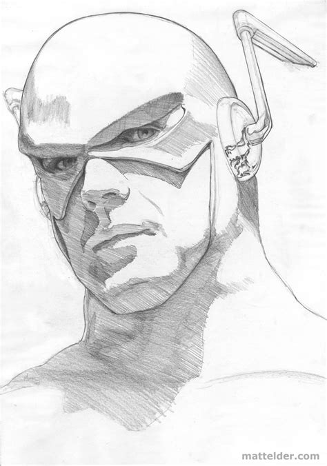 The Flash 01 Oil Painting And Pencil Sketch Study The Art Of Matt Elder