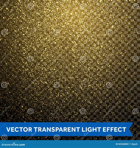 Vector Particles Golden Dust Shimmering Glitter Texture Stock Vector