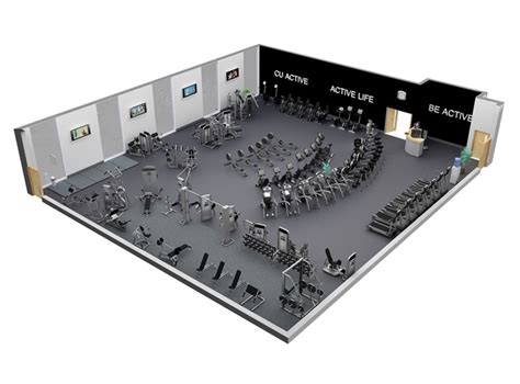 Sample Fitness Facility 33 Cybex