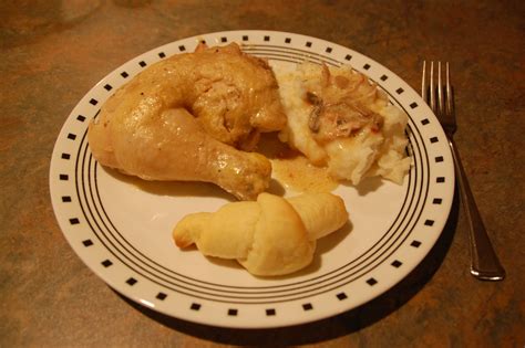 I'm going to be sharing several with you over the next several every busy mom should have a crockpot. Easy Chicken Leg Quarters in the Crock Pot