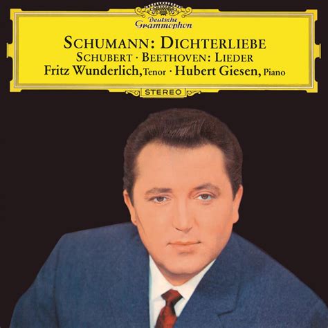 Schumann Beethoven Schubert Lieder By Fritz Wunderlich Hubert