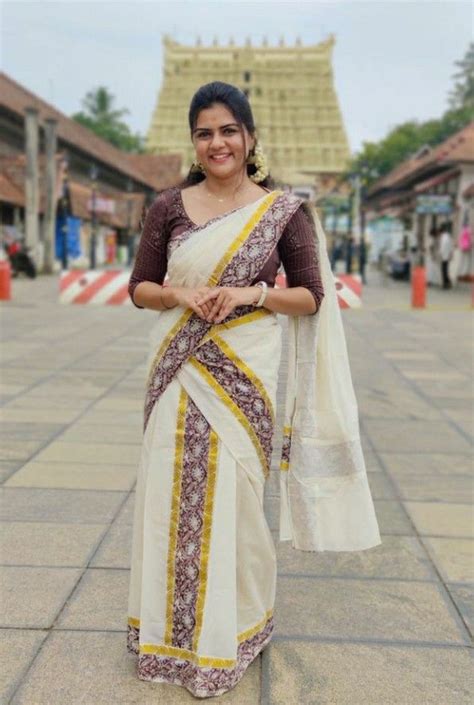Onam Saree Outfit Idea Brianna Couture Onam Outfits Kerala Saree