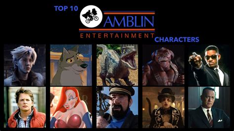 My Top 10 Amblin Entertainment Characters By Jackskellington416 On