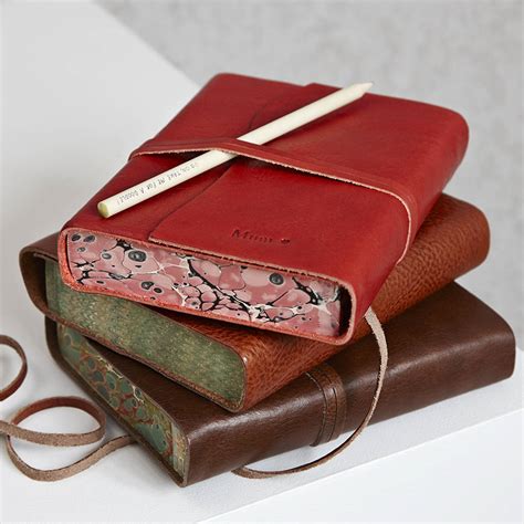 Personalised Leather Journal By Life Of Riley