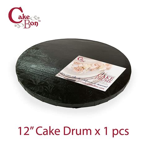 Cake Drums Round 12 Inches Black Sturdy 12 Inch Thick