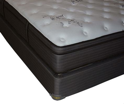 Restonic Clarion Dual Sided Queen Euro Top Dual Sided Mattress And