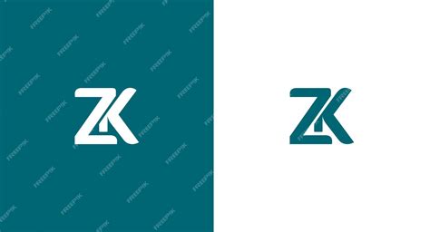 Premium Vector Initial Letter Zk Logo Design Vector Template Graphic