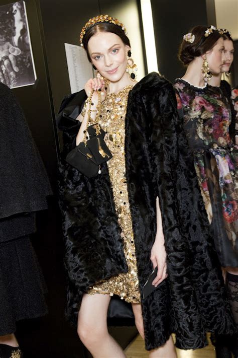 citizen chic backstage beauties dolce and gabbana f w 12 part ii