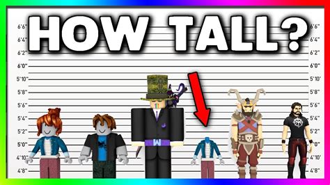 How Tall Is A Roblox Avatar In Real Life Youtube