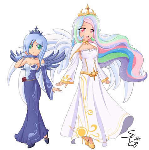 Princess Luna and Princess Celestia | My Little Pony | Pinterest | Princess celestia, Princess ...