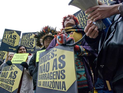 Amazon Indians Protest In London As Judge Blocks Brazil Dam Survival