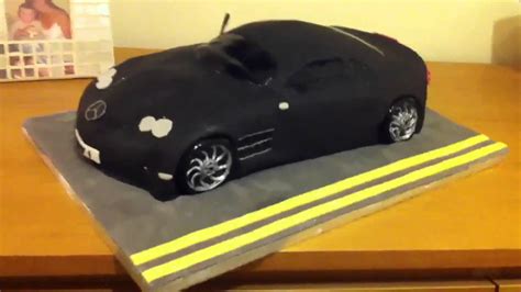 Wishing you the birthday you've always dreamed of. Mercedes SLR Birthday Cake - YouTube