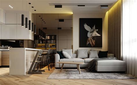 Contemporary Apartment By Prosvirin Design Homeadore